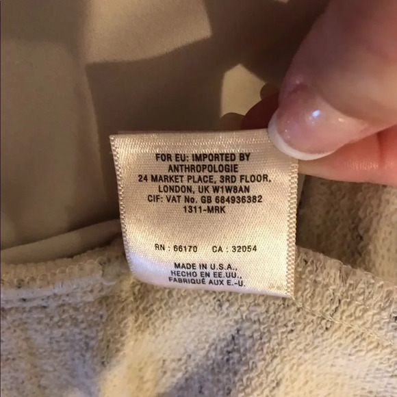 Anthropologie Cartonnier Cream Blazer w/ Flounce - Picture 9 of 9